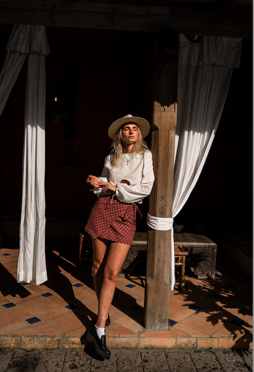 Fia Wrap skirt