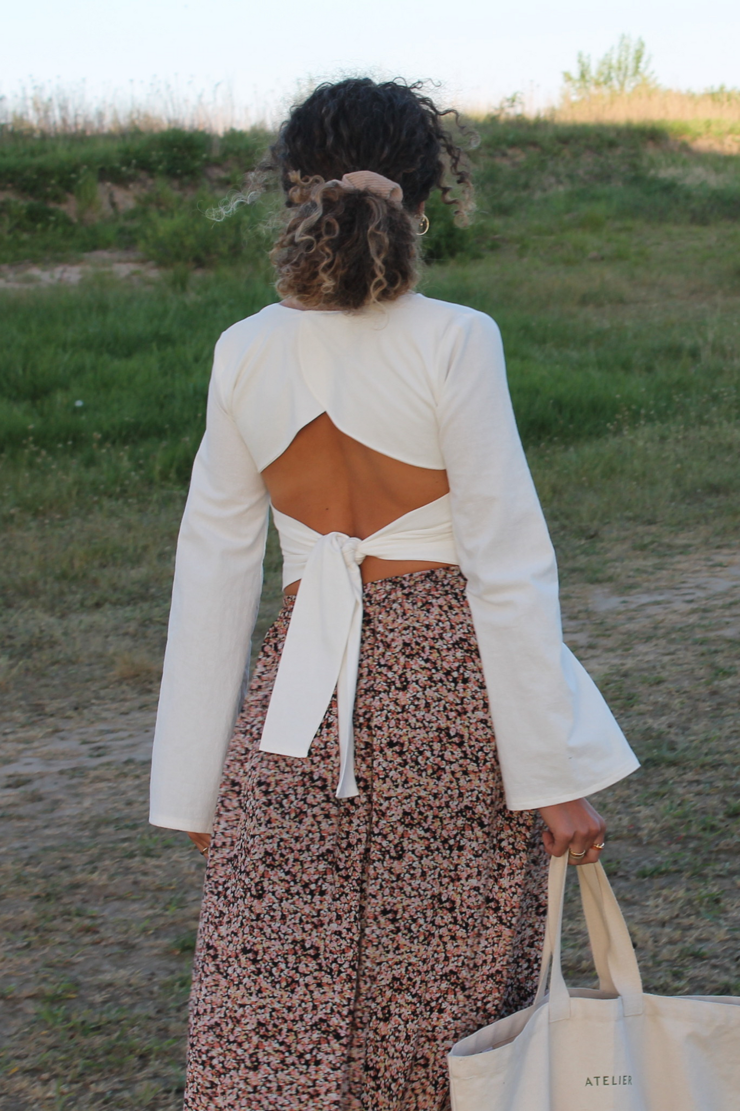 Flared Sleeve Blouse